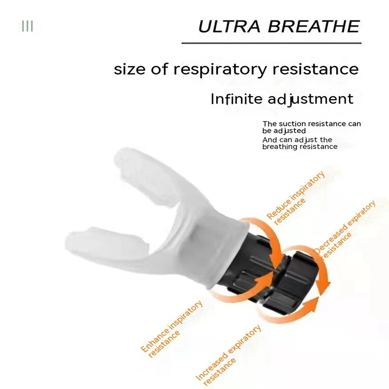 Lung Capacity Abdominal Breathing Trainer Breathing Exercise for Lungs Exercise Endurance Equipment Portable Fitness Equipment